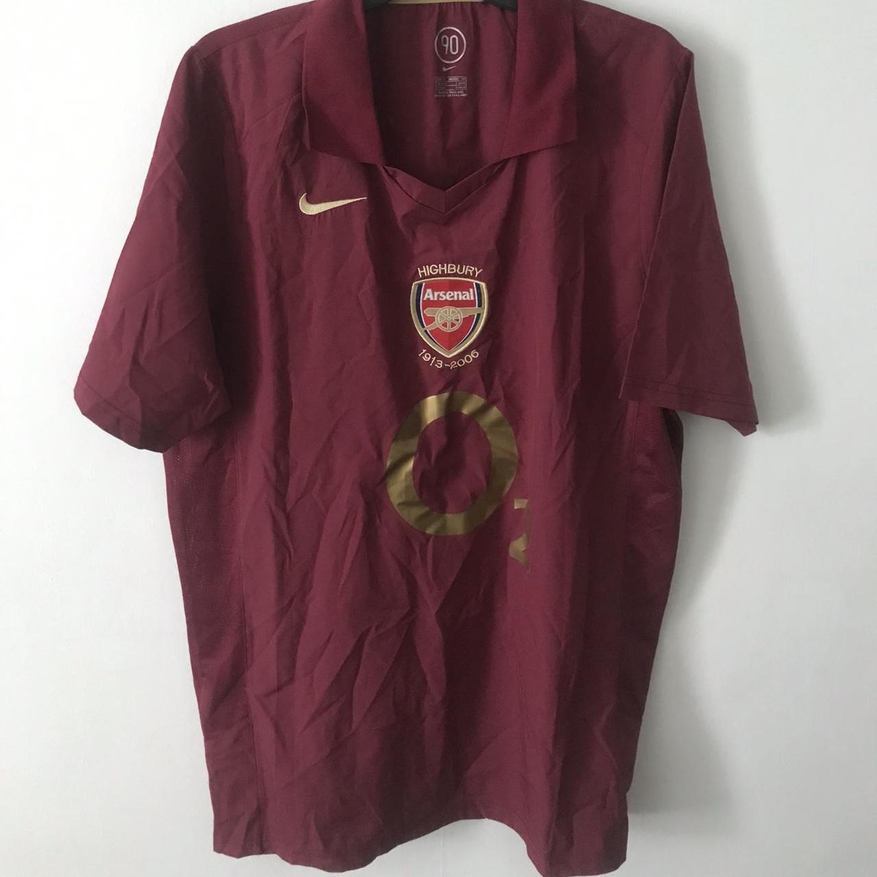 Authentic Highbury 2005 2006 Arsenal Nike Thierry Henry