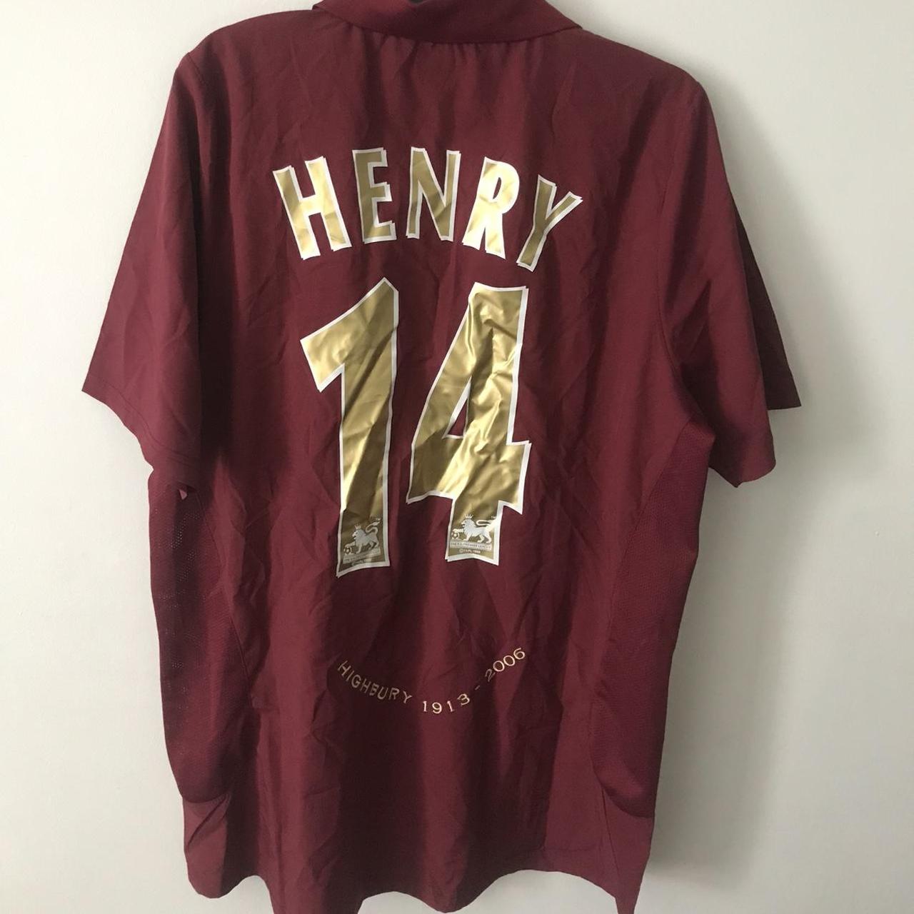Arsenal 2005/2006 home jersey / Henry 14 edition / | Depop