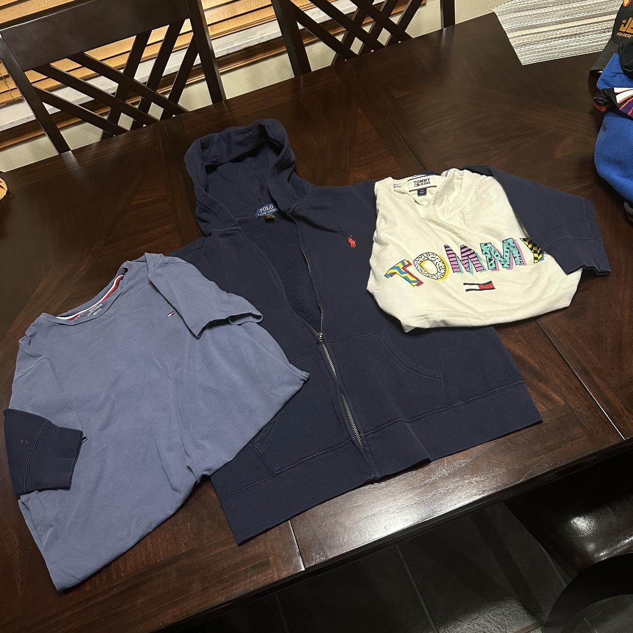 Tommy Hilfiger Men's T-shirt - Multi/Navy - M – T… - image 1