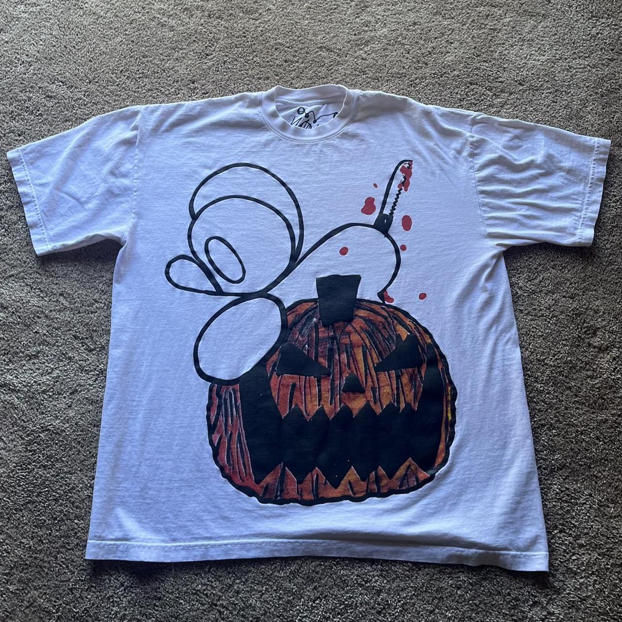 Asspizza X Father Steve shops Carving Pumpkin T-shirt