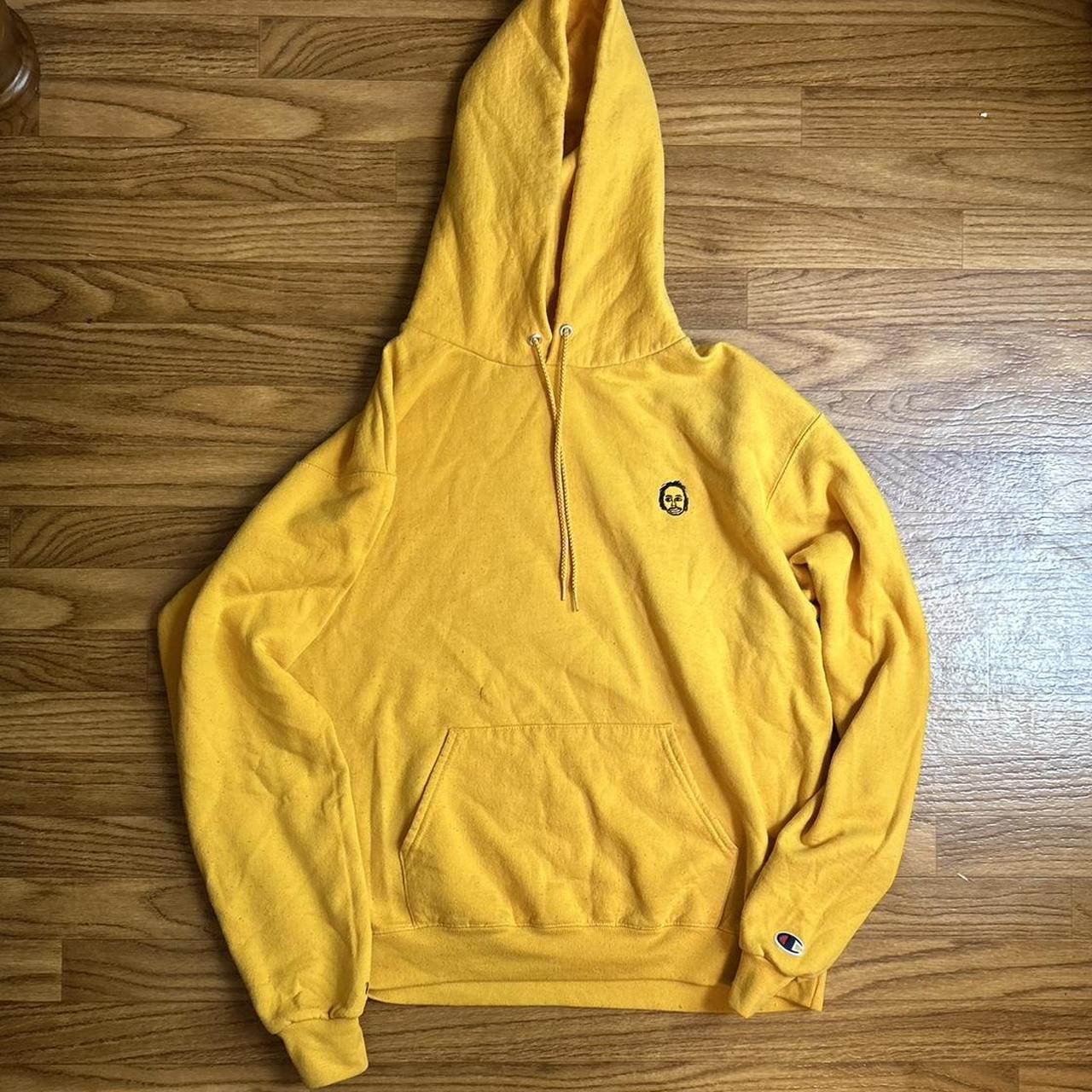 Yellow hoodie best sale women's champion