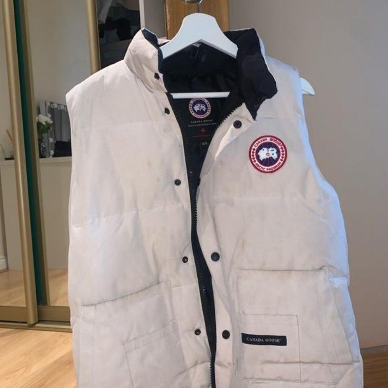 Canada goose cheap gilet cream