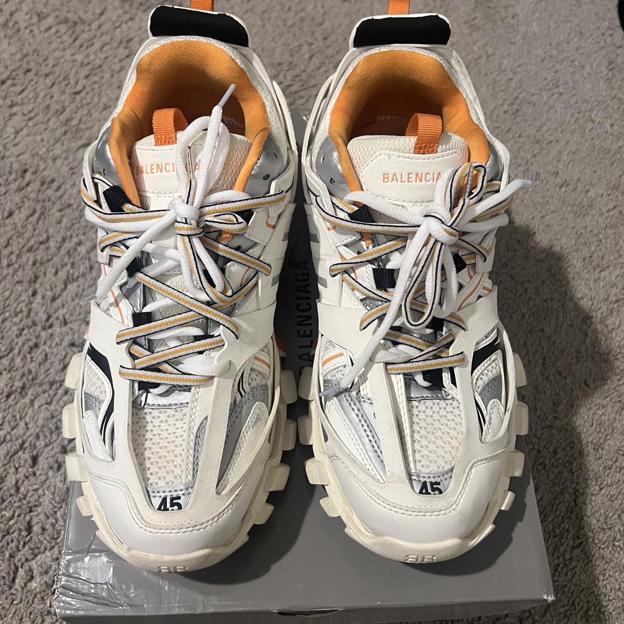 Orange and white Balenciaga tracks slightly - Main Image