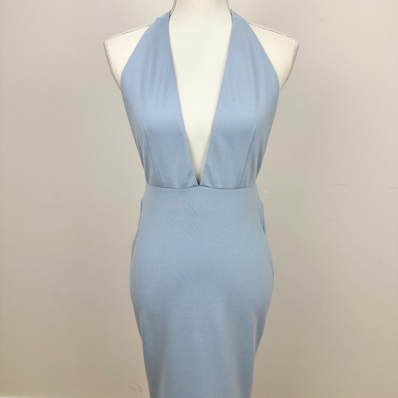 NBD Jenny from The Block Gown Light Baby Blue Maxi