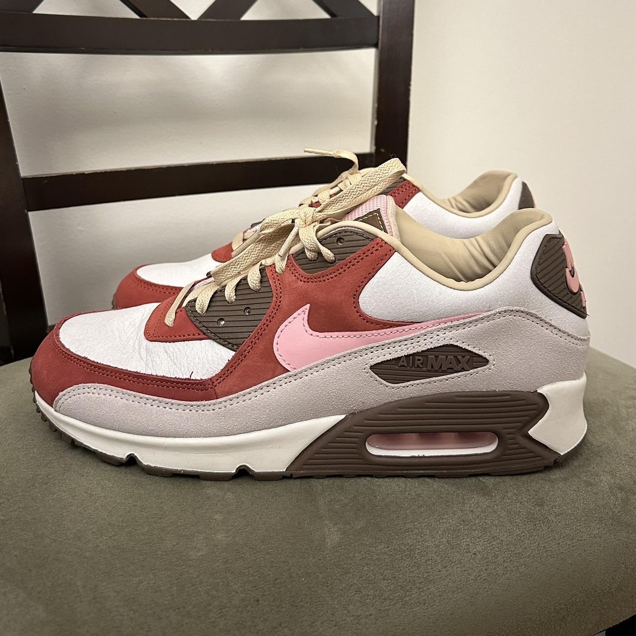 mens nike burgundy trainers