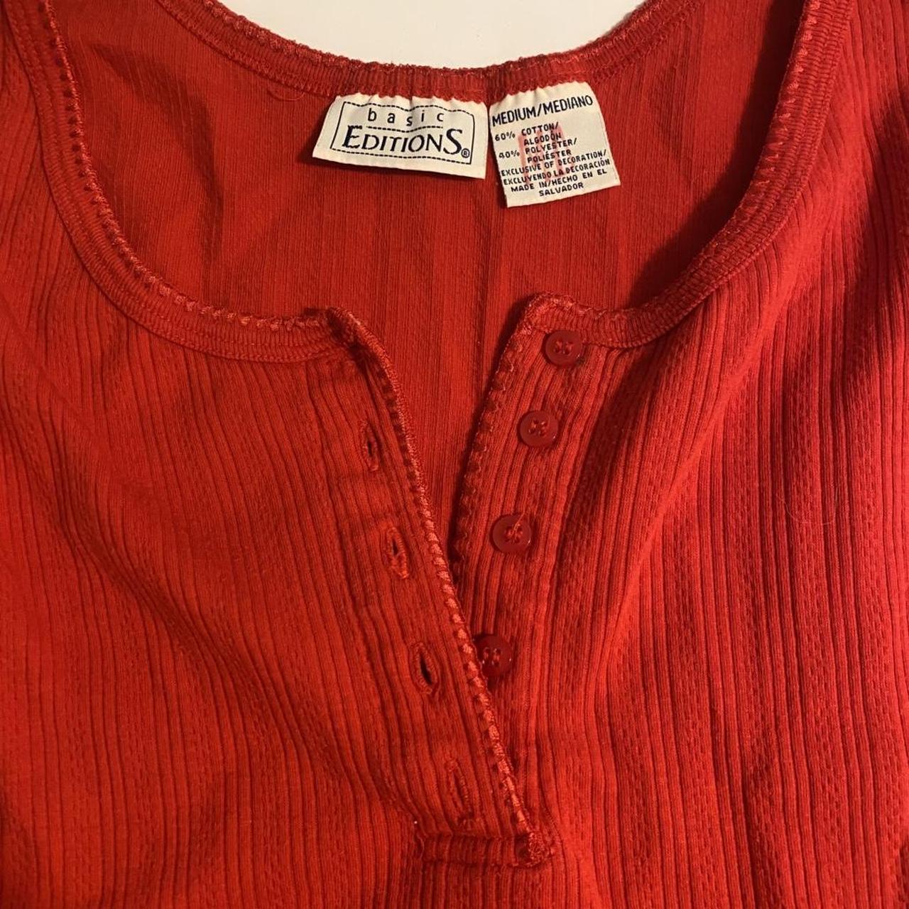 Basic Editions Women's Tank top - Red - M – Basic… - image 2