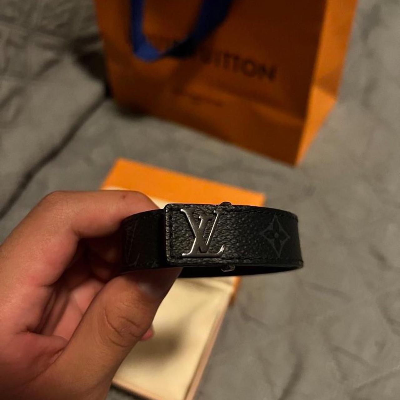 Lv Slim Bracelet Authentic with receipt - Depop