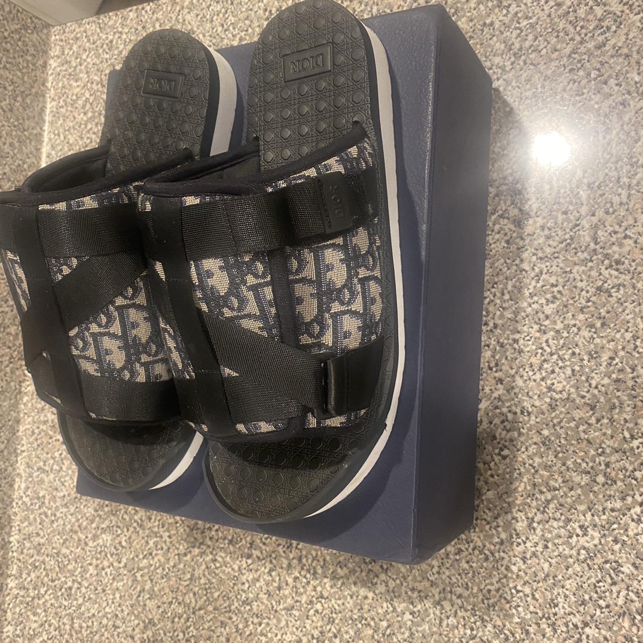 dior alpha slide black