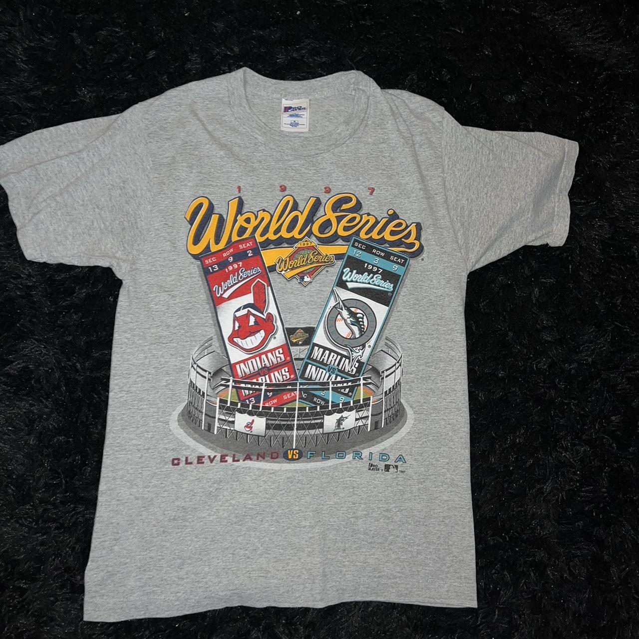 VINTAGE [1997] CLEVELAND INDIANS WORLD SERIES - Depop