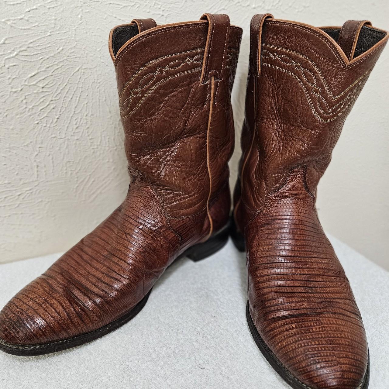 lizard skin mens boots