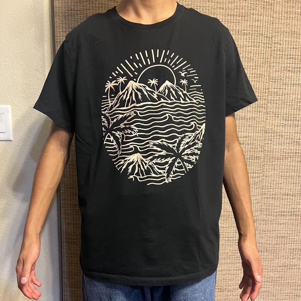 goodfellow-black-large-shirt-model-measurements-depop