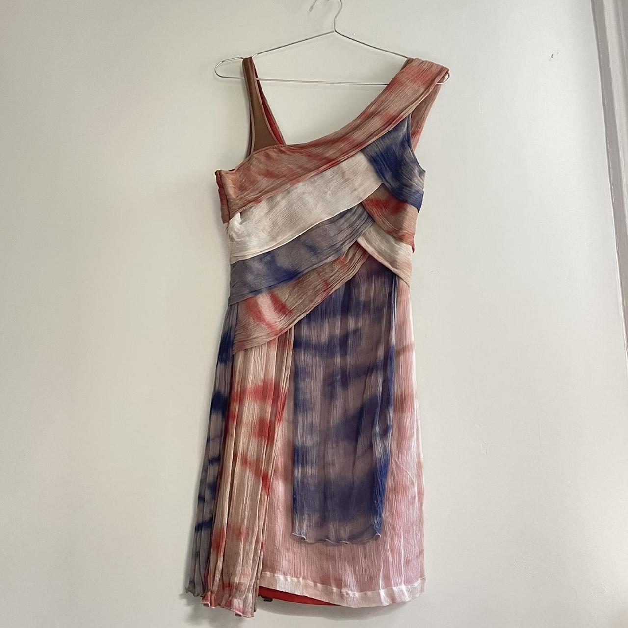 Diesel draped layered silk dress Originally... - Depop