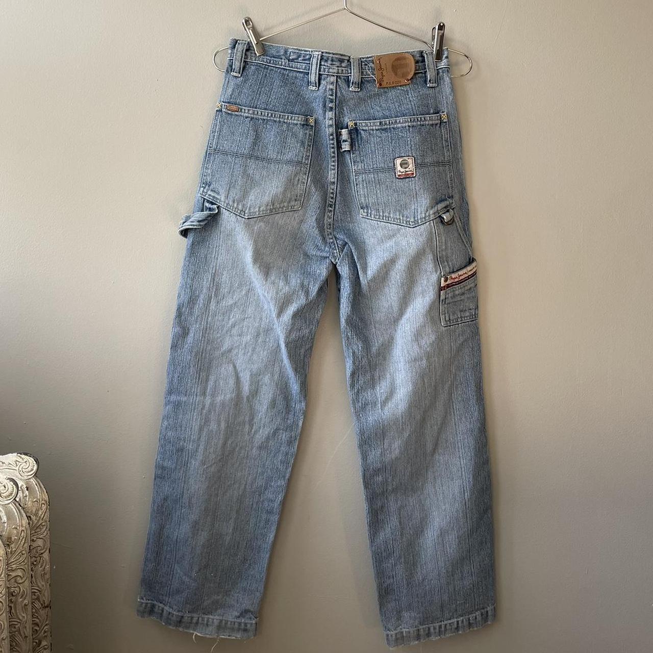 Pepe Jeans light wash carpenter jeans Measurements... Depop