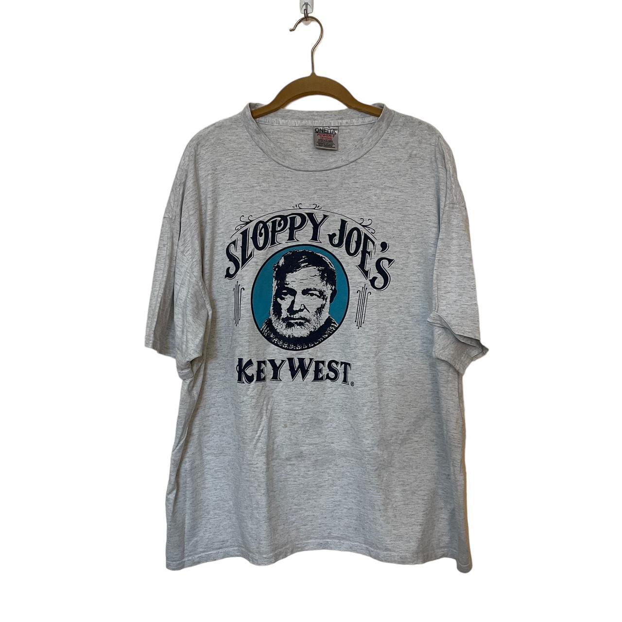 tag: oneita sloppy joe key west 100% Cotton - Depop