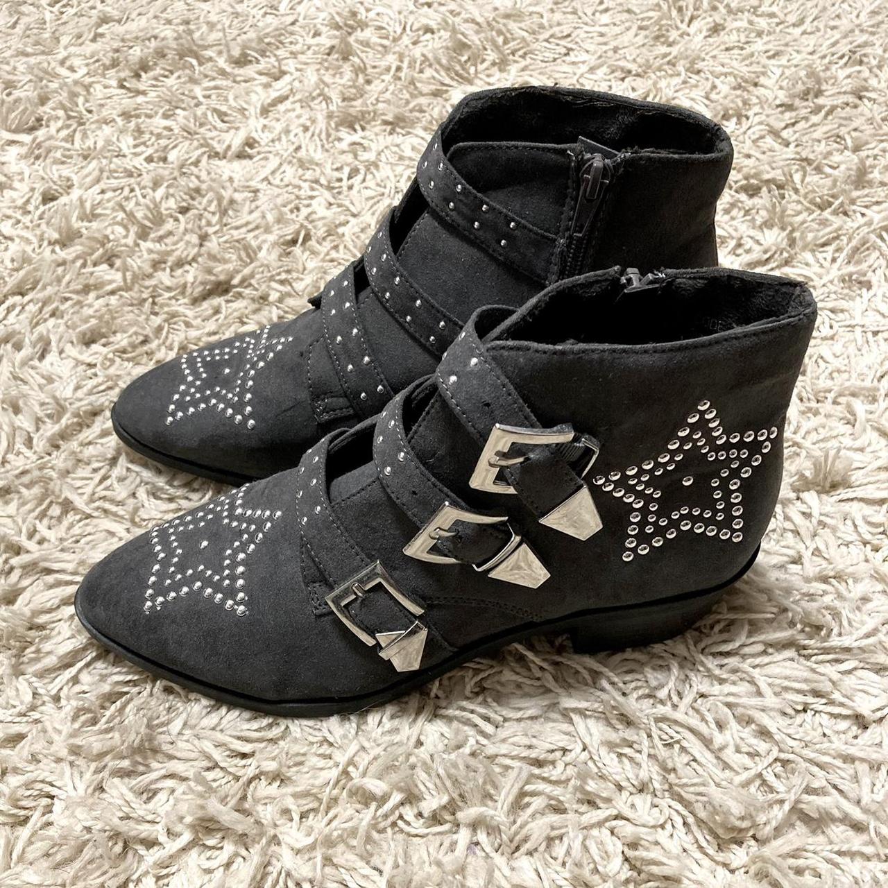 Grey Boots with Stars⭐️, Size (5 UK/38 EUR/7 US),