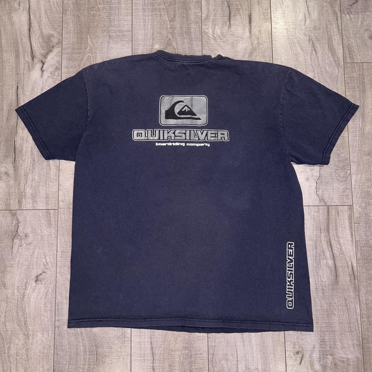 Vintage 90s Quiksilver Skate T-Shirt Middle...