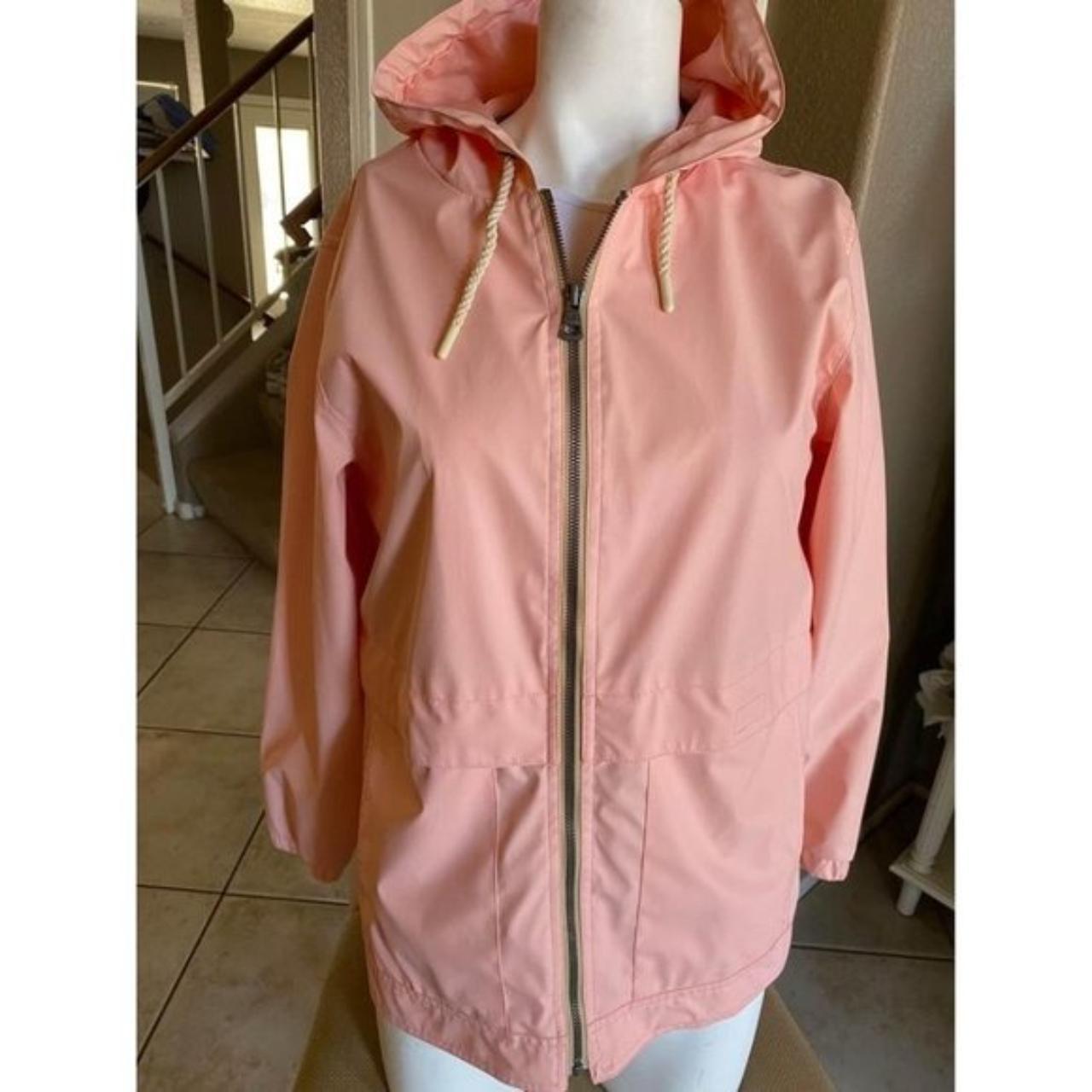 Blush pink sales rain jacket