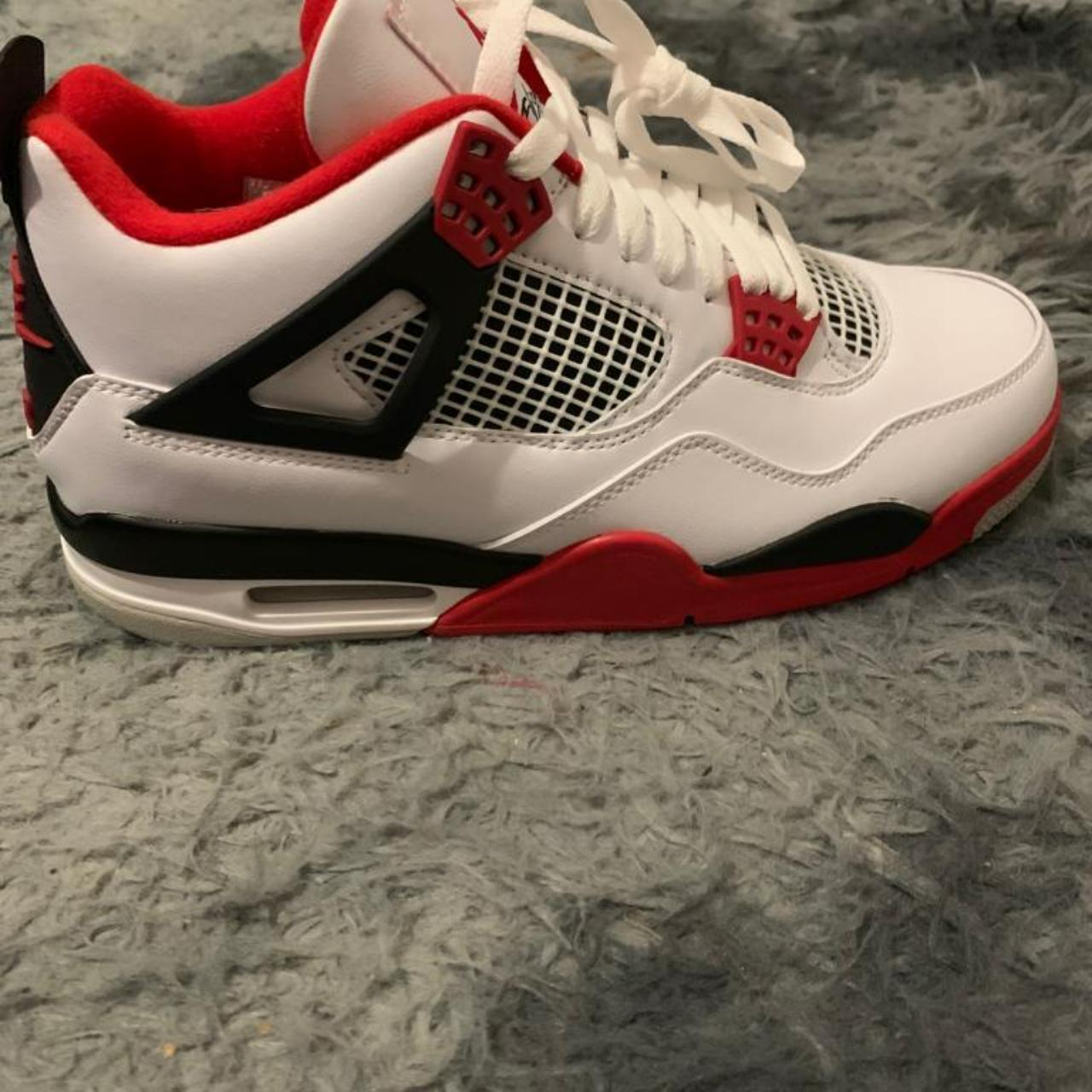 Air Jordan 4 FIRE RED Size 8 Brand New - Depop