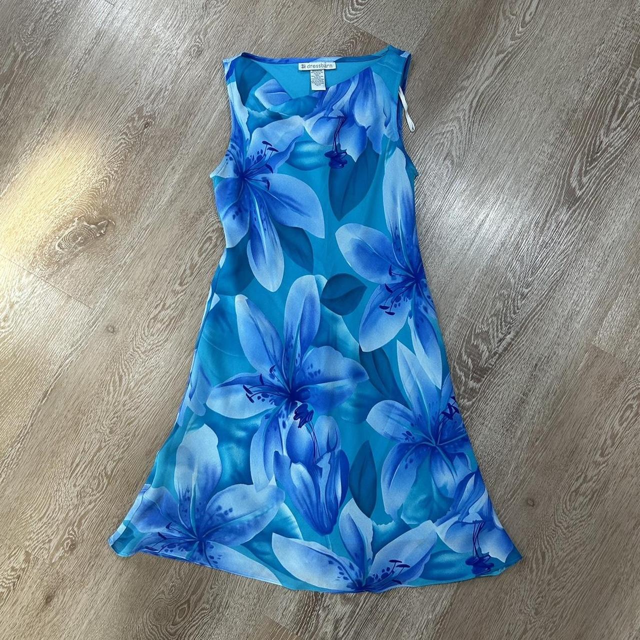 Dressbarn blue dress best sale