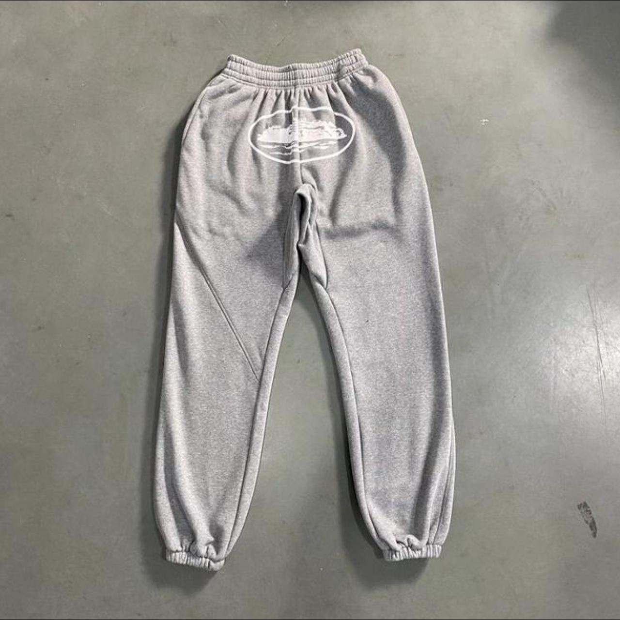 Corteiz Alcatraz Tracksuit - Grey   White 1:1 Size : - Depop