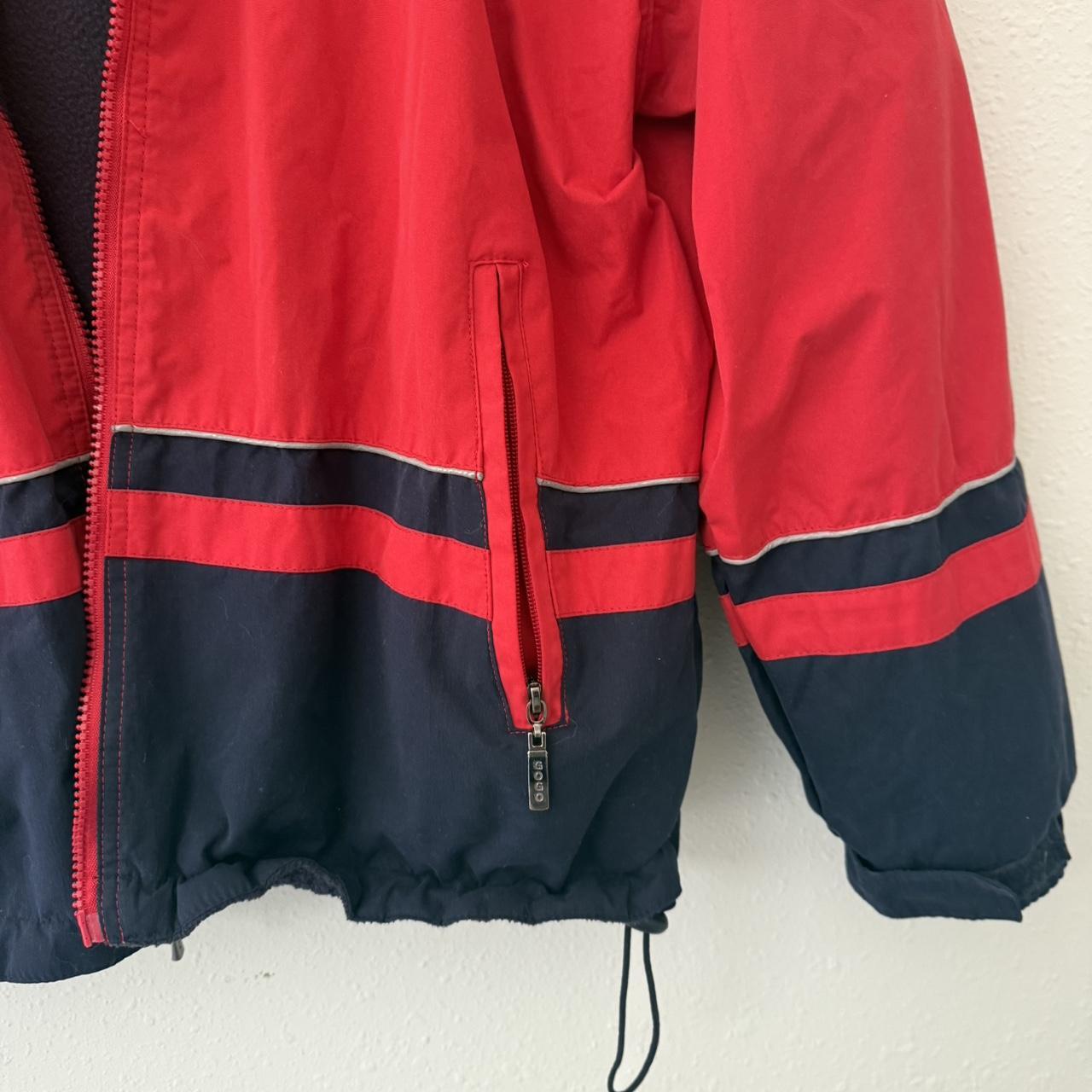 Source Unknown Men's Bomber Jacket - Red/Multi - … - image 3