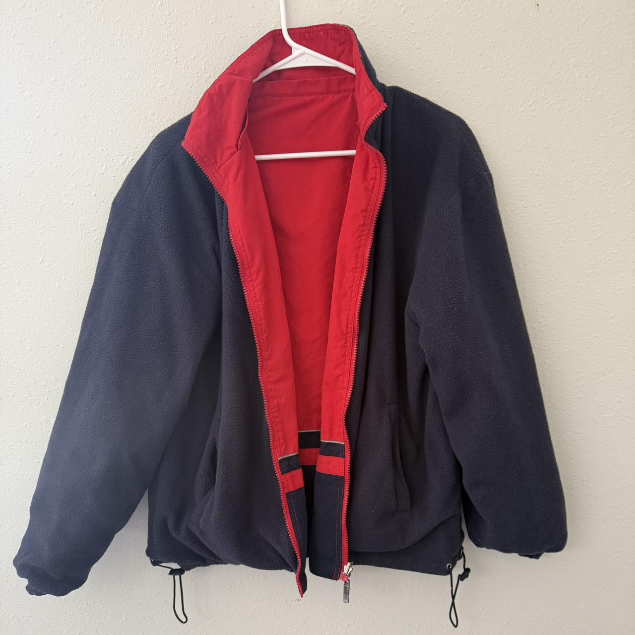 Source Unknown Men's Bomber Jacket - Red/Multi - … - image 5