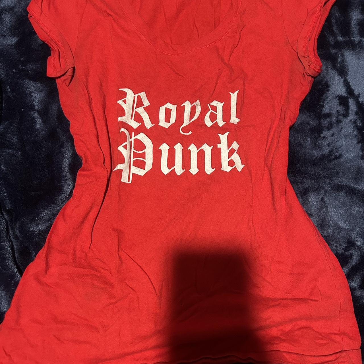 “Royal punk” Mean girls Gretchen’s shirt ~ used - Depop