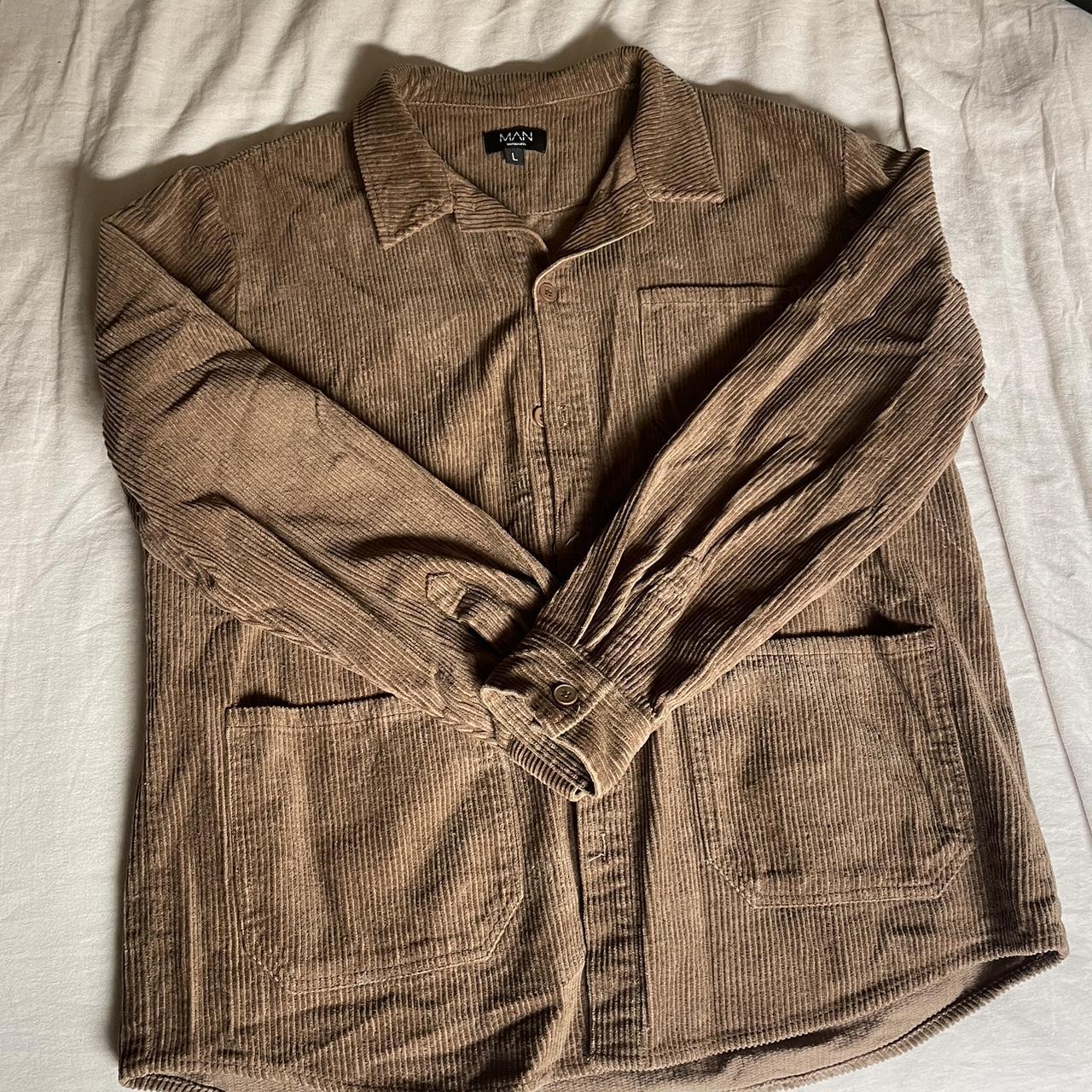 Boohooman corduroy outlet jacket