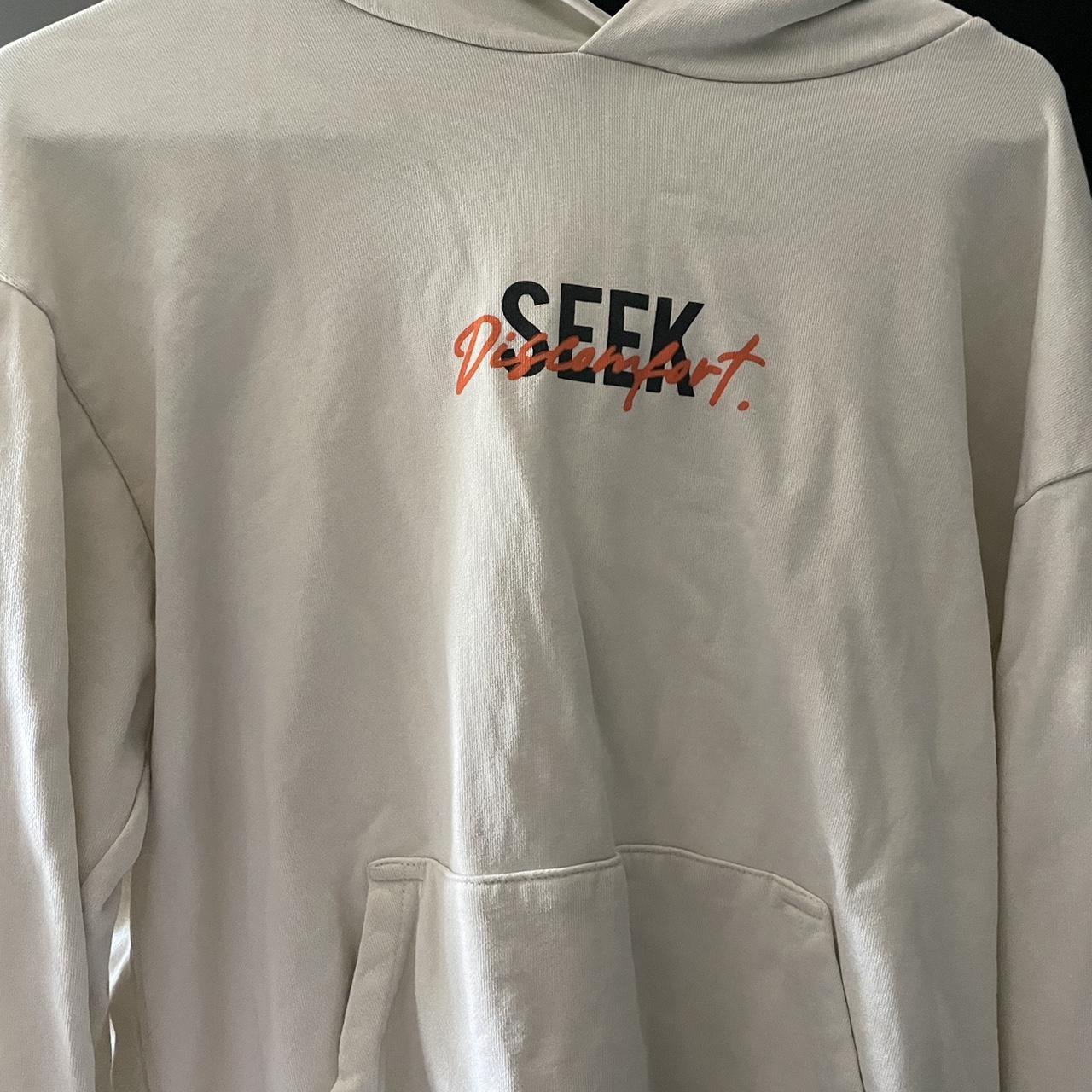 Men's Hoodies Seek Discomfort Hoodie Yes Theory Pink Men's