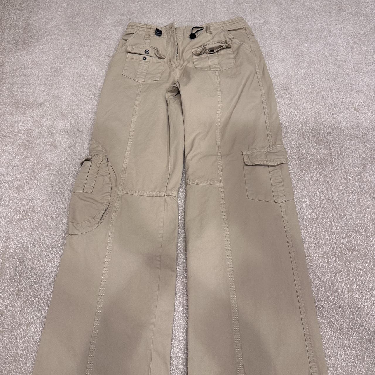 brandy melville kim cargo pants tried on once and... Depop