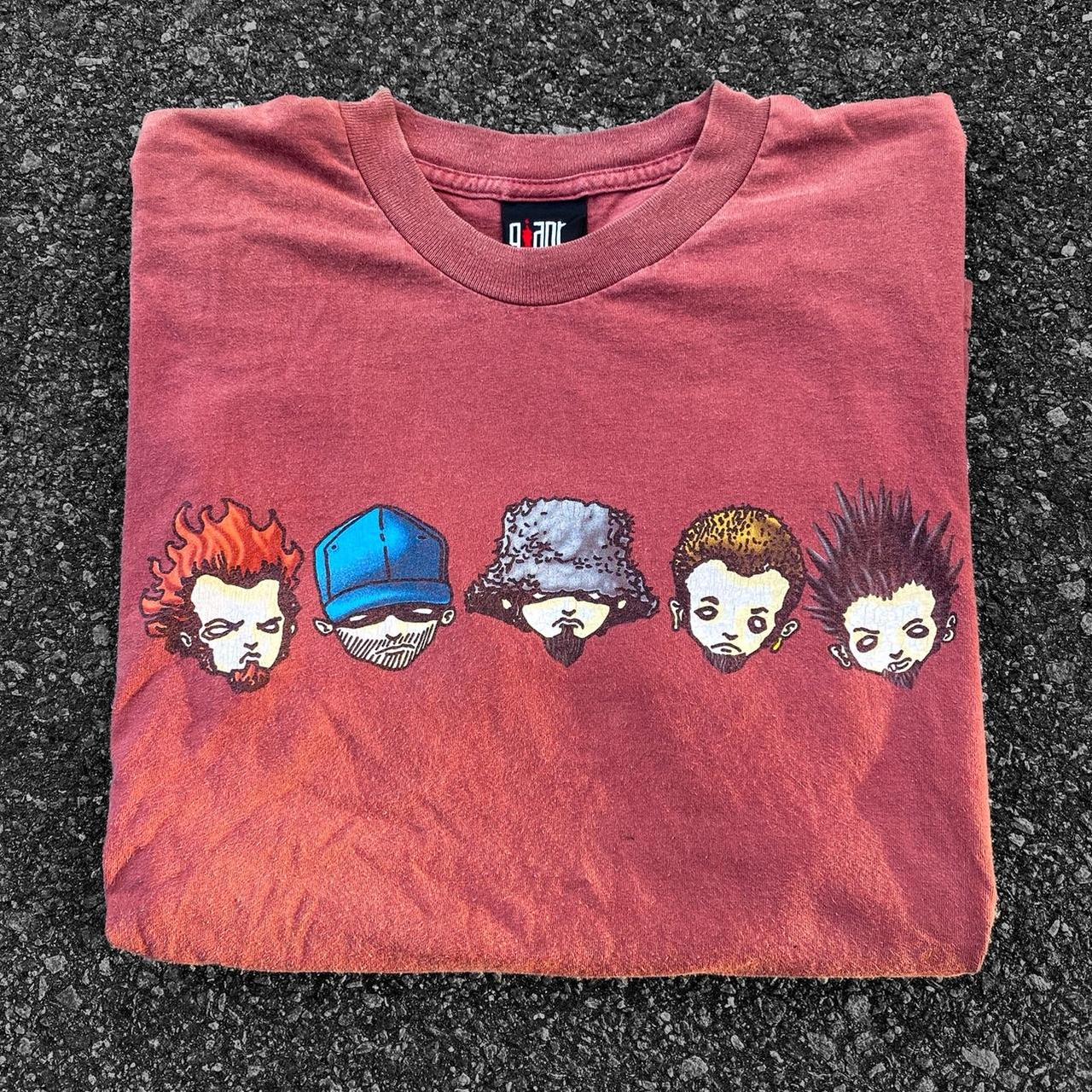 Vintage 1998 Limp Bizkit Cartoon Heads Rock & Roll... - Depop