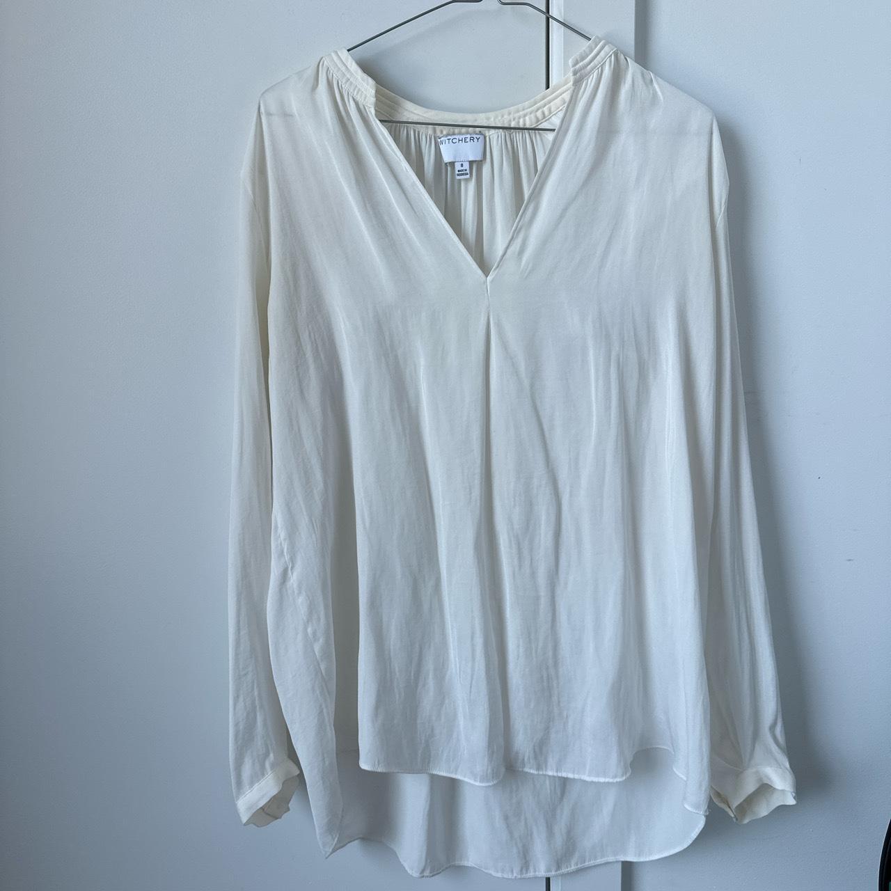 White blouse - Depop