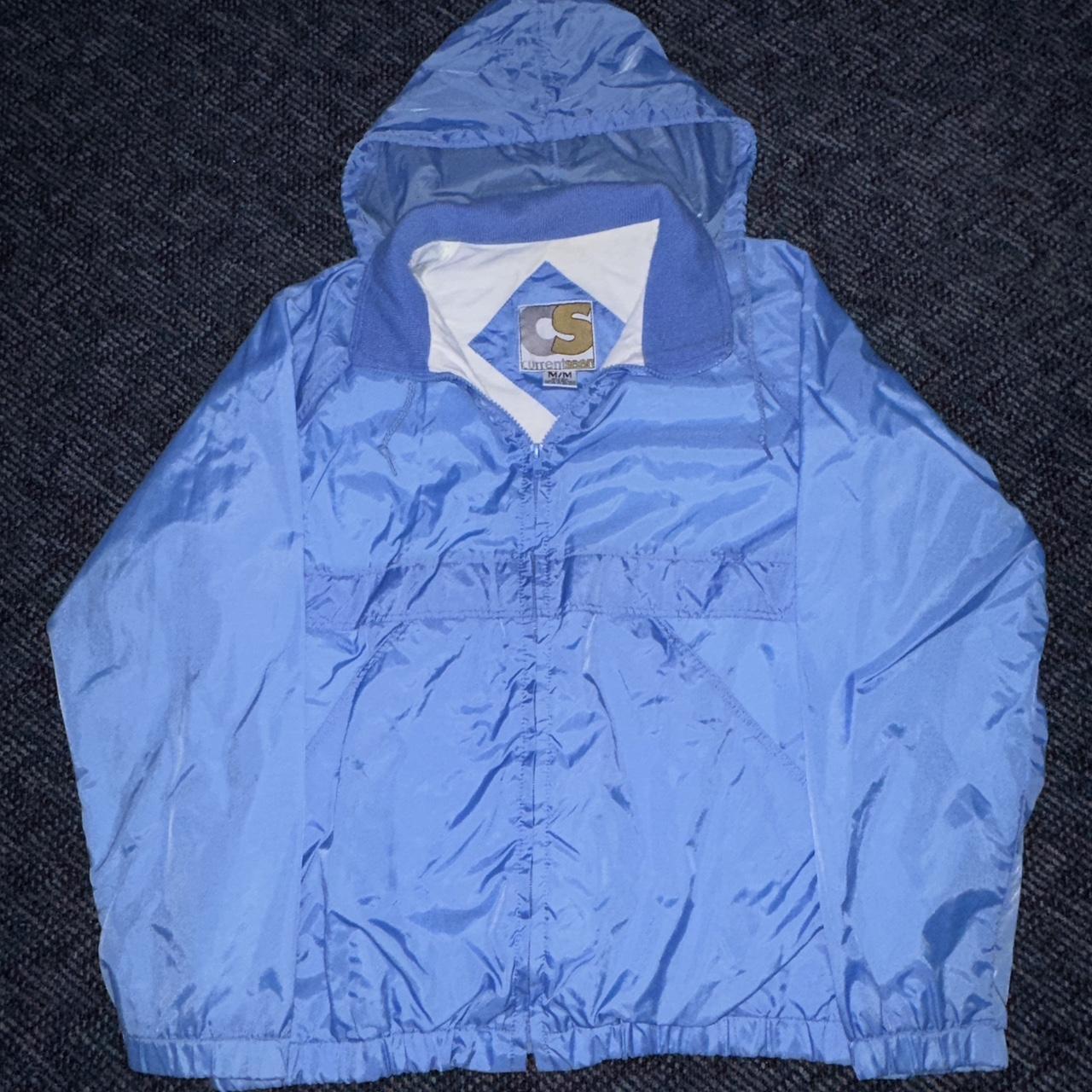 Vintage Blue Windbreaker! Size Men’s Medium (Fit... Depop