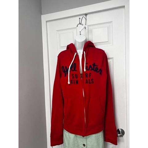 Hollister removable hoodie womens jacket Size S W/ - Depop