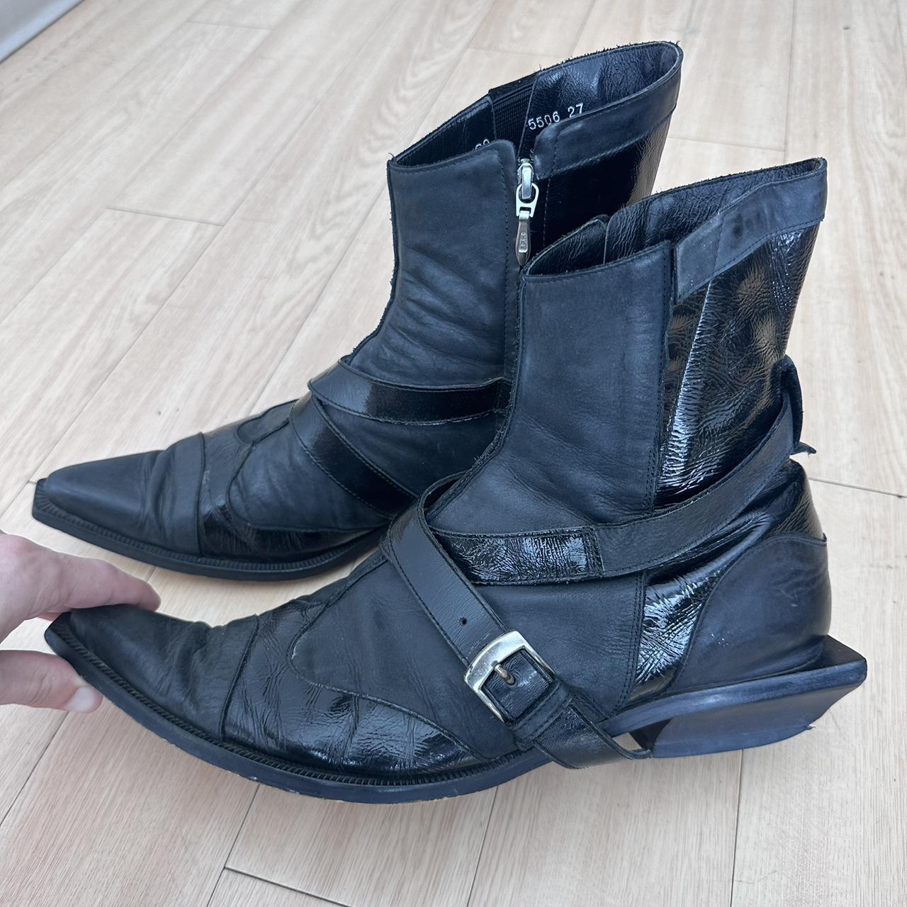 Tornado Mart Leather Boots 13 years ago at a auction | Depop