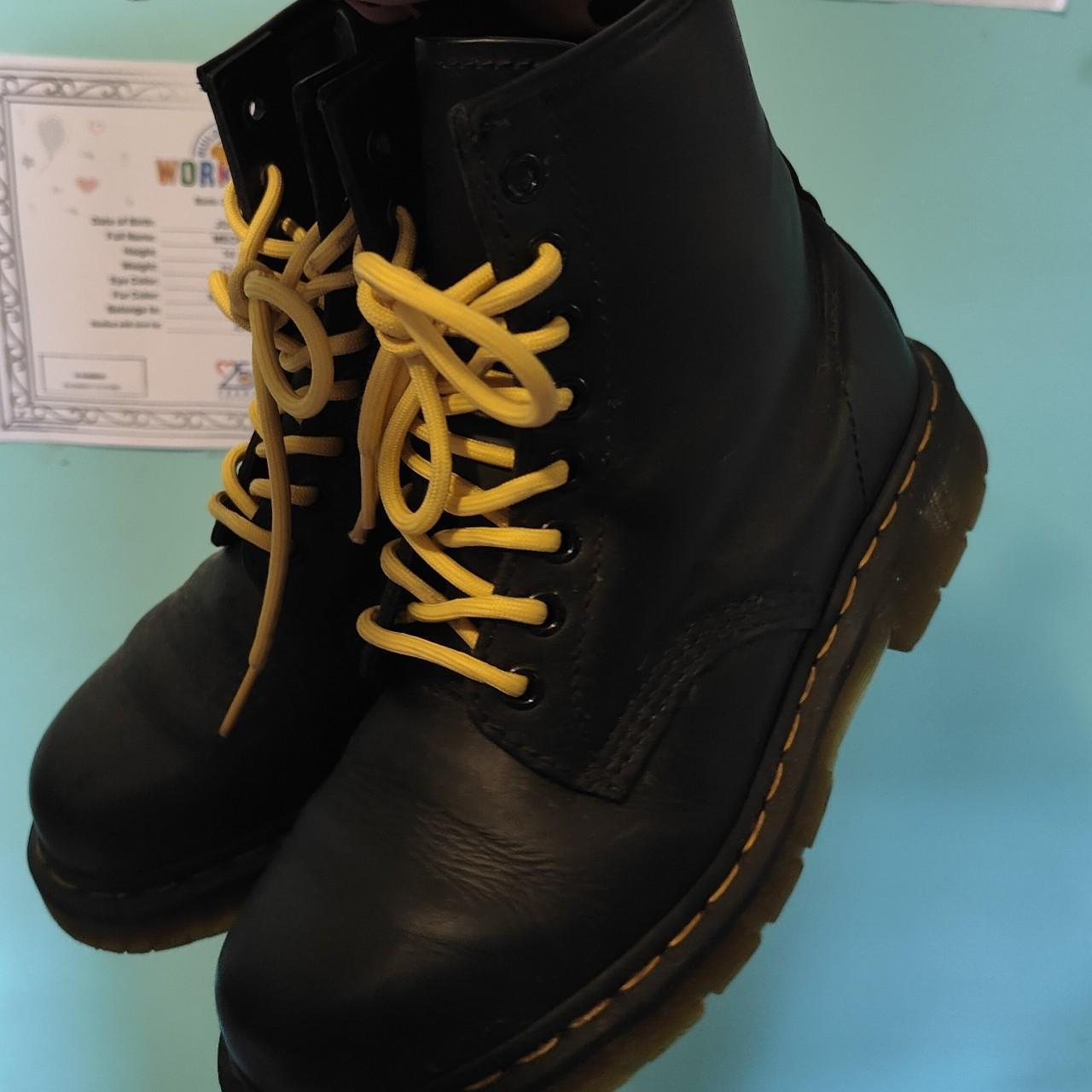 Boots Dr Martens Laces Eye Yellow Laces Dr Martens Lace Boots
