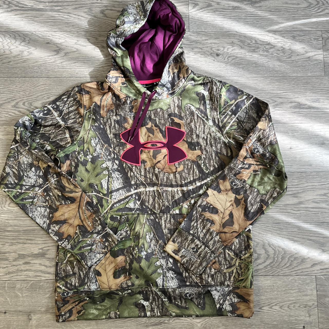 Under armor mossy oak hot sale hoodie