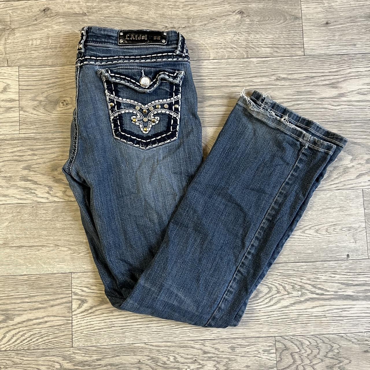 Y2K Suko Jeans Size 9 Thrifted but I never wore - Depop