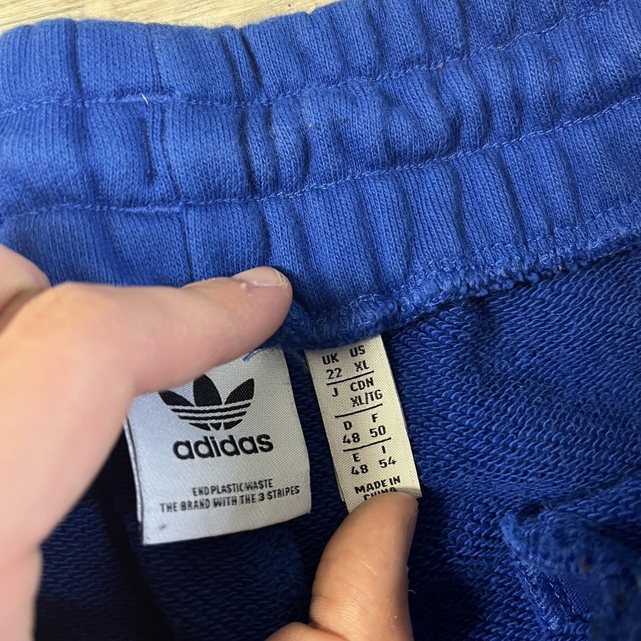 Vintage Baggy Blue Adidas Sweatpants XL Same day - Depop