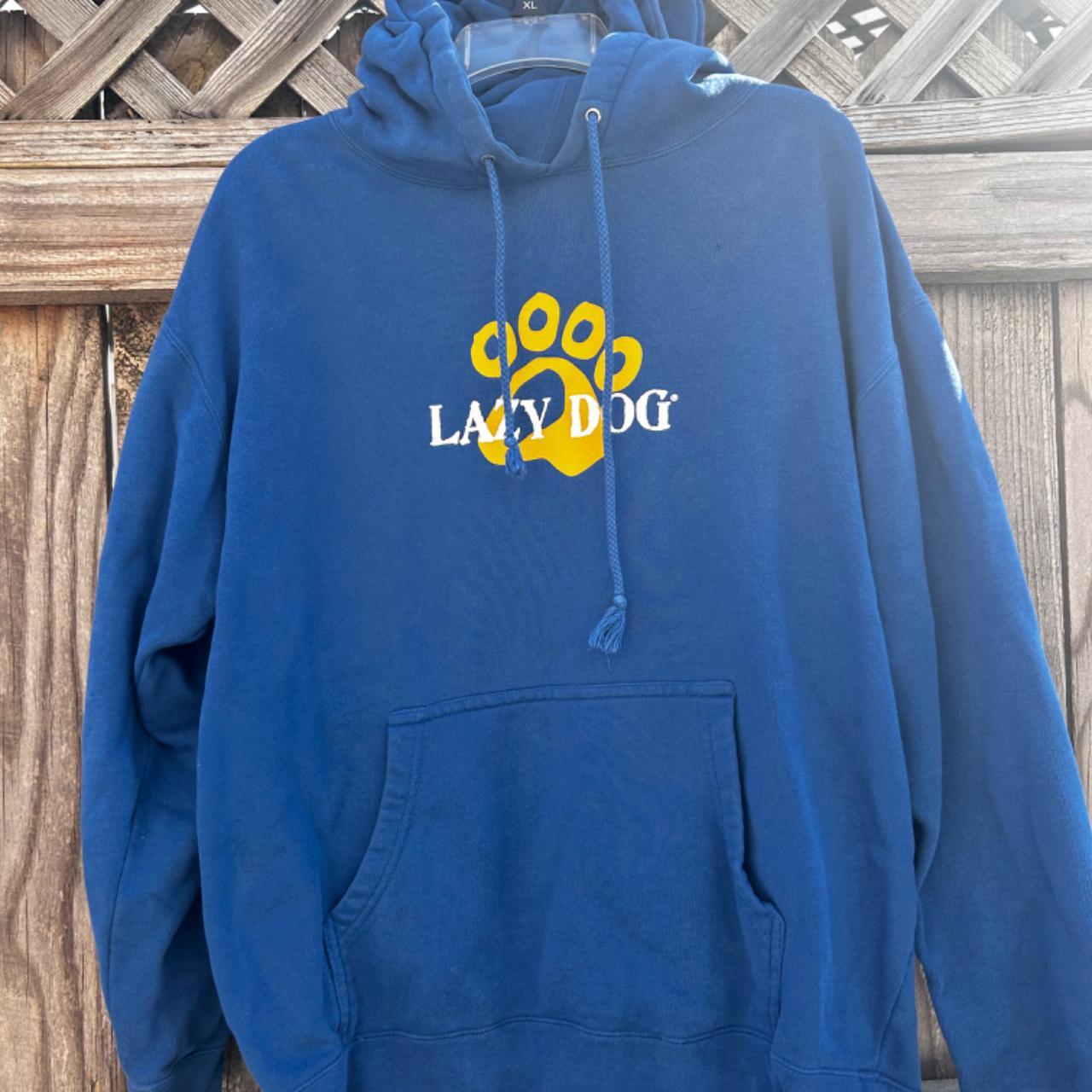 Cool vintage lazy dog hoodie Depop