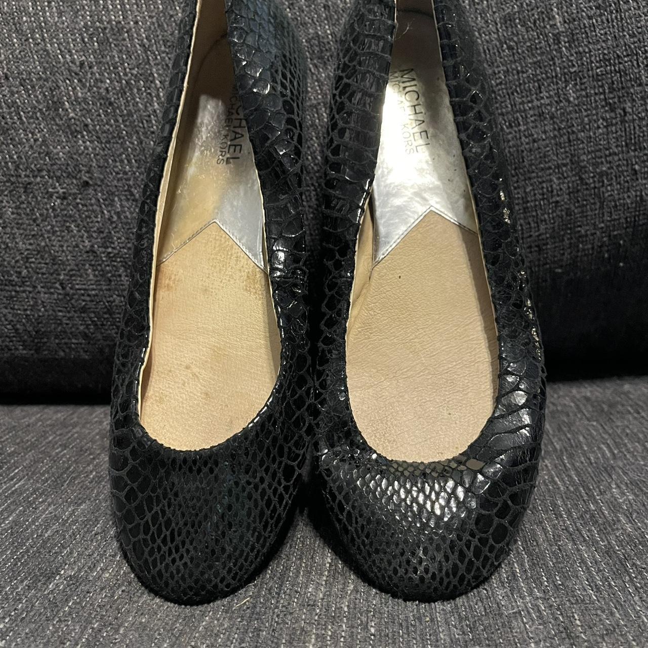 Michael kors snakeskin flats on sale