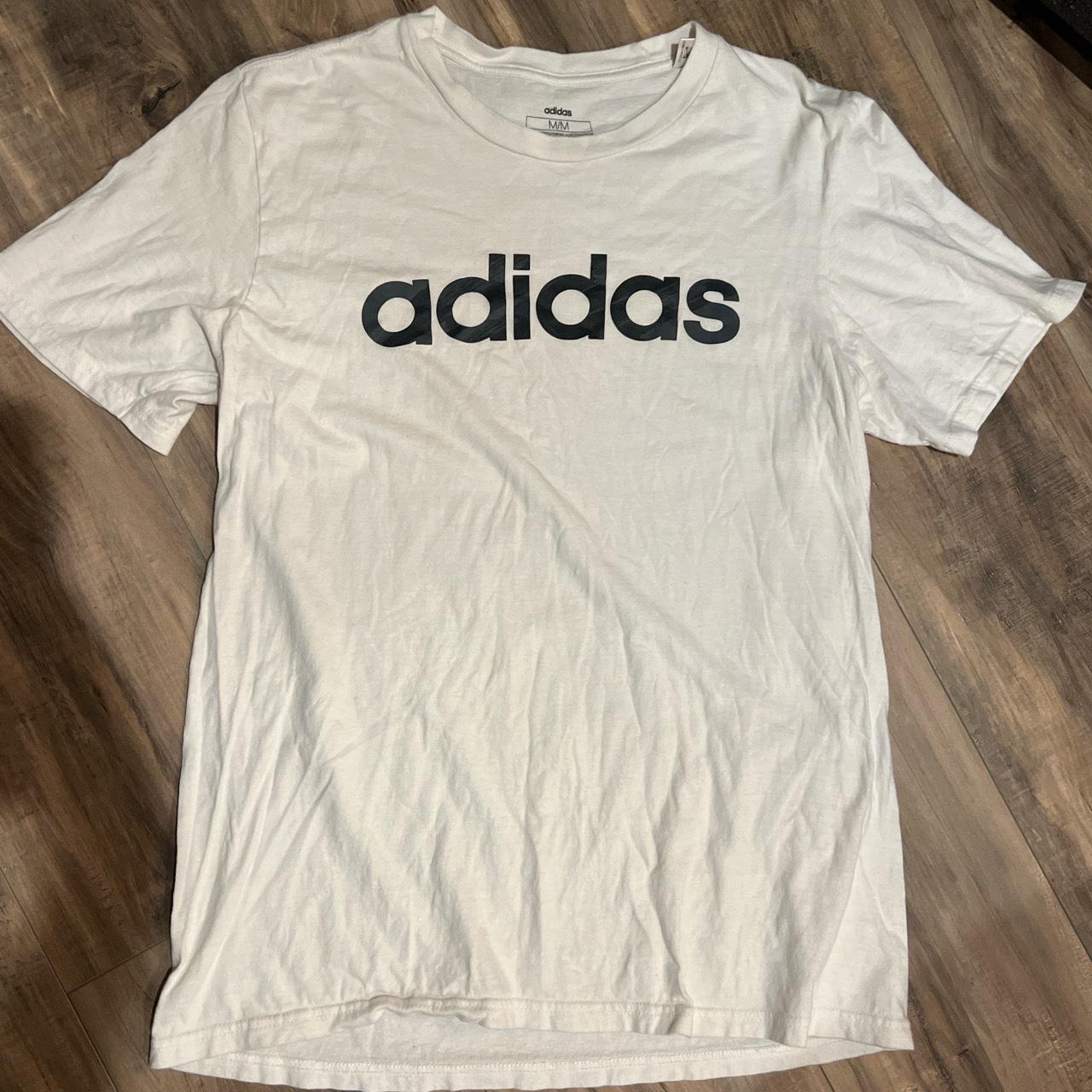 Adidas original text font t-shirt Font has... - Depop