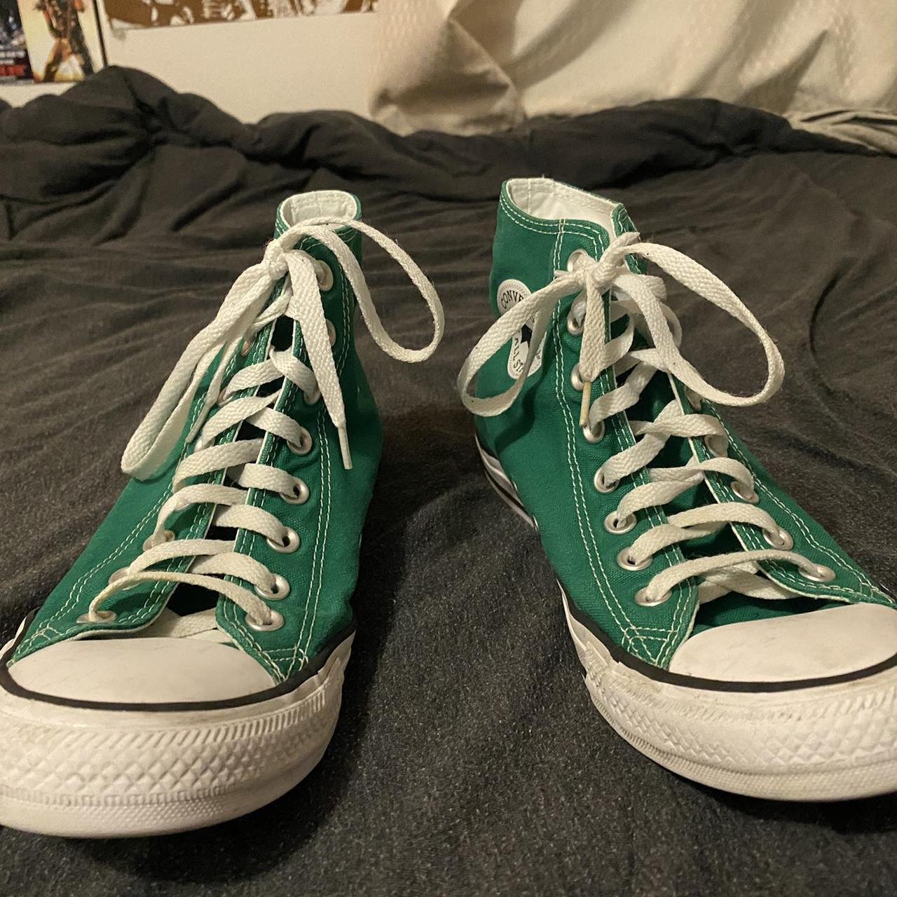 Green converse outlet 8.5