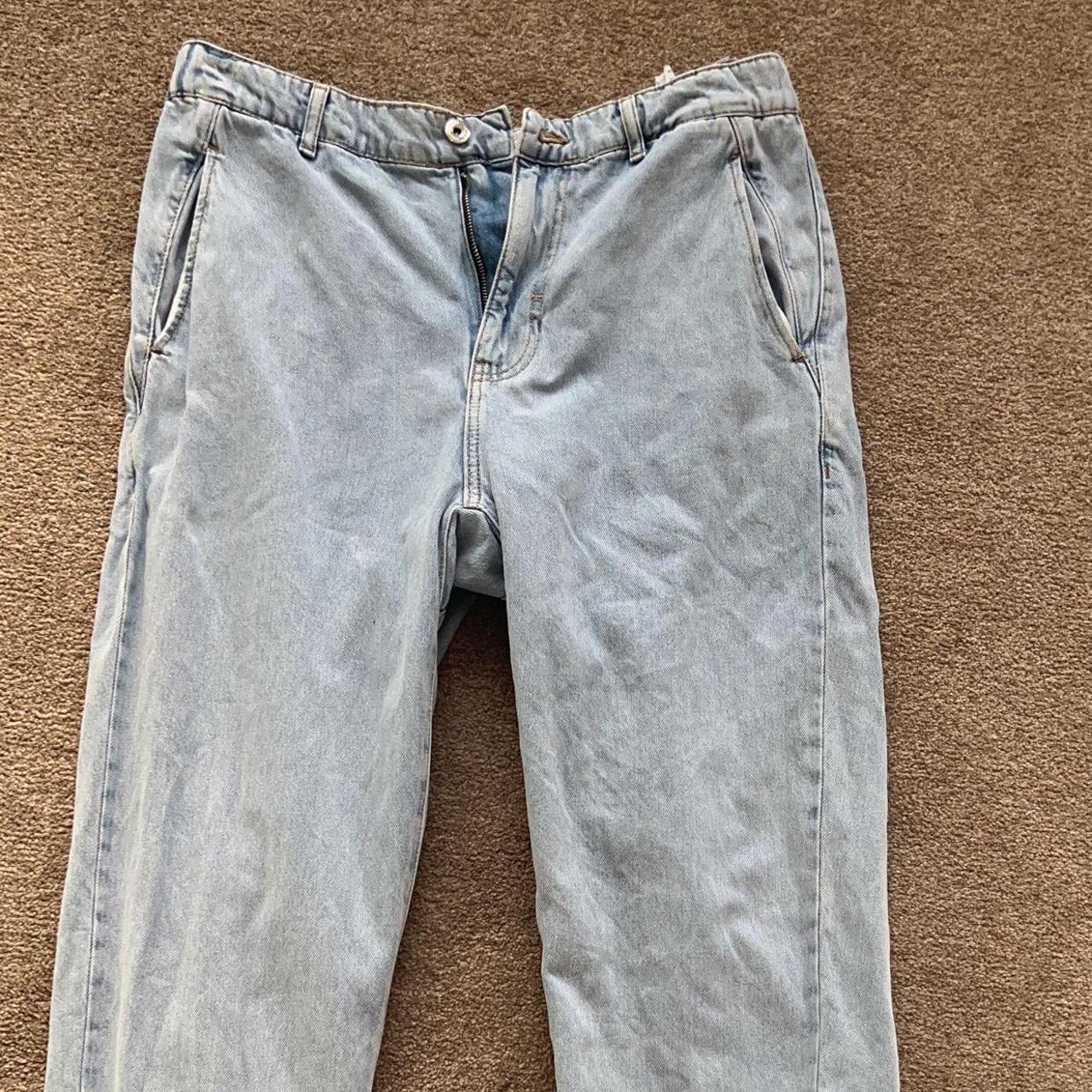 Zara Jeans baggy fit Worn twice Amazing condition... - Depop