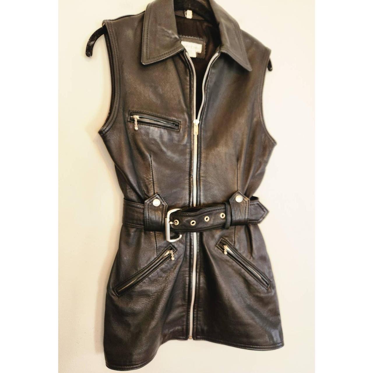 Bebe shop leather vest