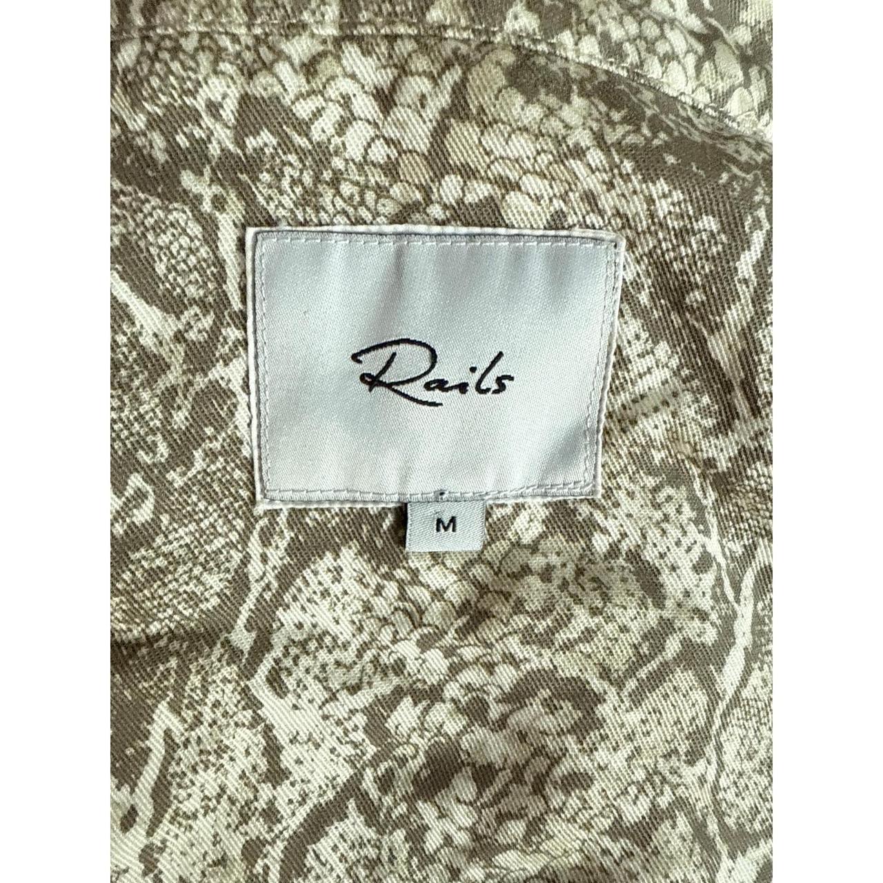 Rails Women's Jacket - Tan/Green - M – Rails Tenn… - image 8