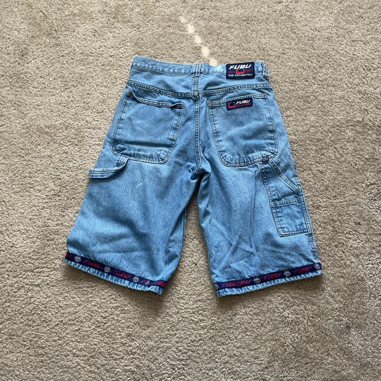 Y2K FUBU jorts #y2k #skate #swag #jnco#jorts - Depop