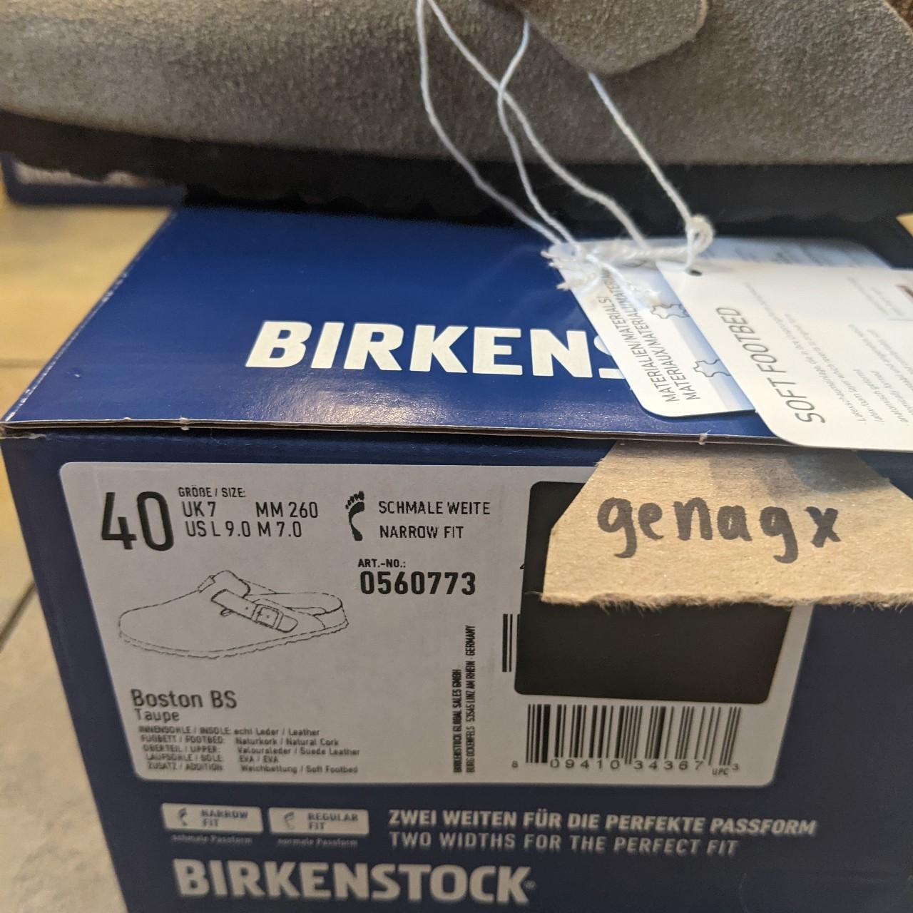 birkenstock boston mens taupe suede