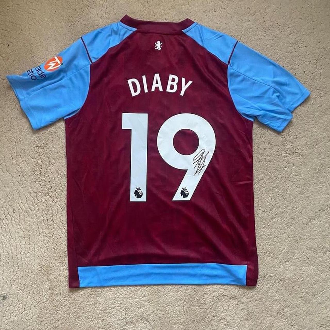 Diaby Signed Aston Villa Shirt 2324 With Video Proof Depop