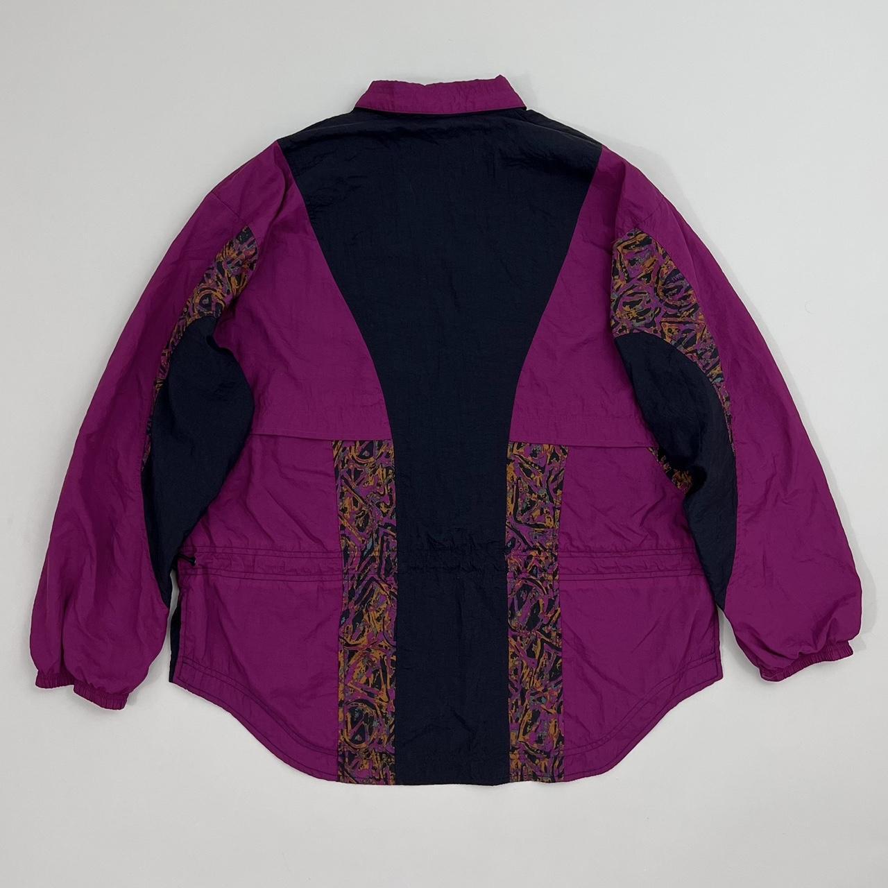 Vintage Nike Women’s Windbreaker Purple & Paisley buy Pop Art (XL)